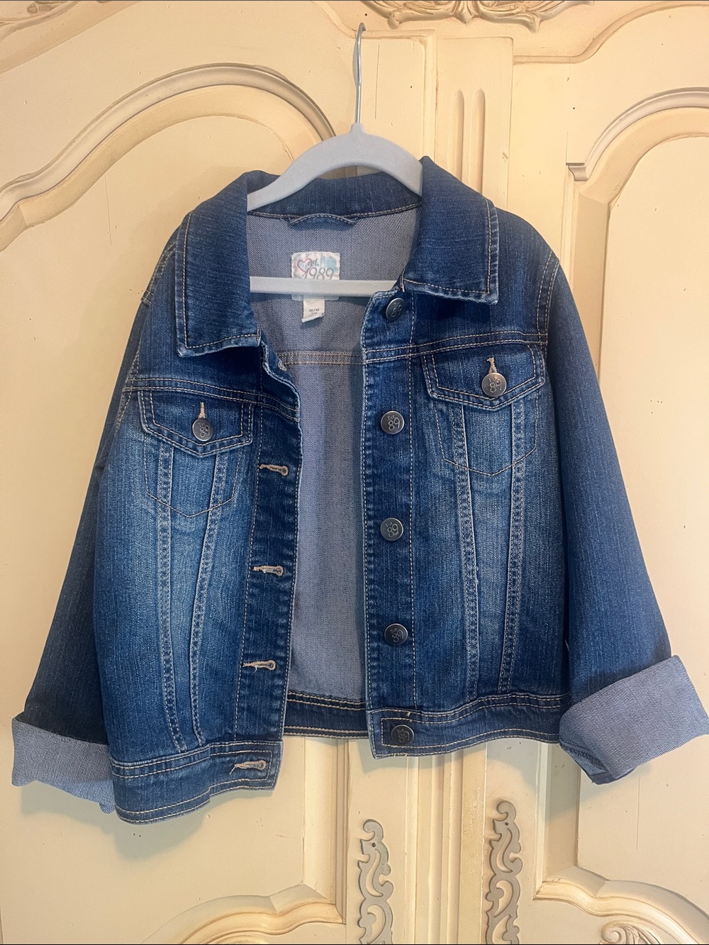 The Children's Place Dark Blue Denim Jacket for Kids